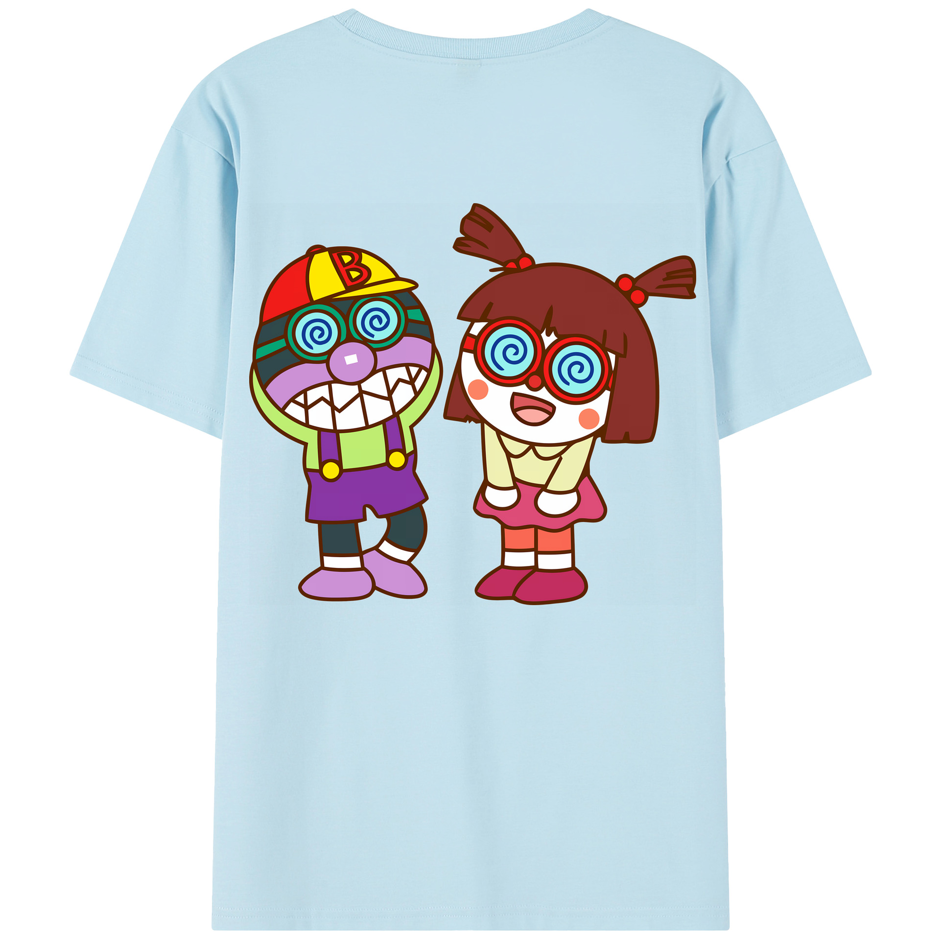 （画像用） アンパンマン Anpanman 綿100％半袖Tシャツ（背面プリント）